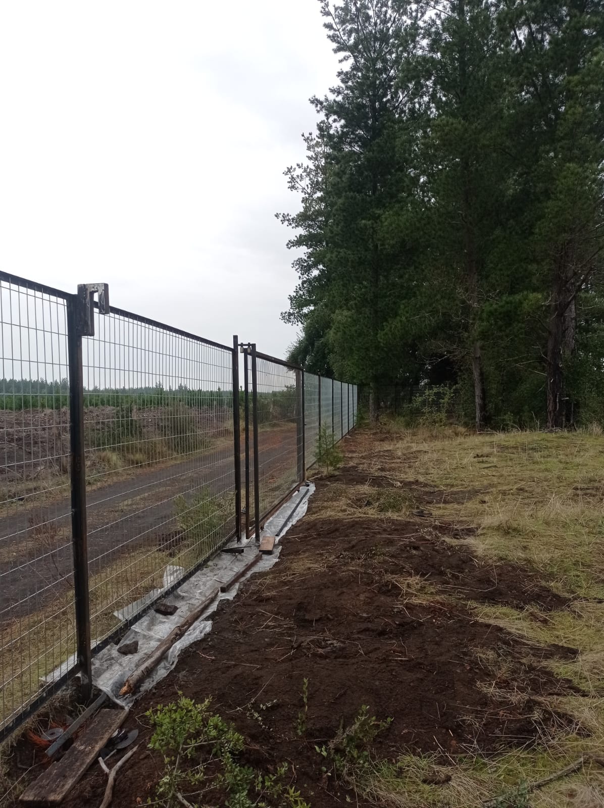 Construcción cierre perimetral Los Ángeles Biobío