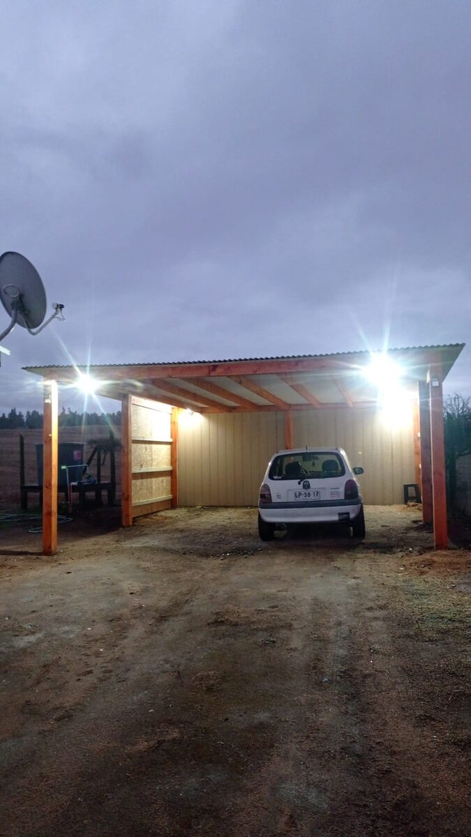 Iluminación estacionamiento instalación eléctrica SEC Biobío