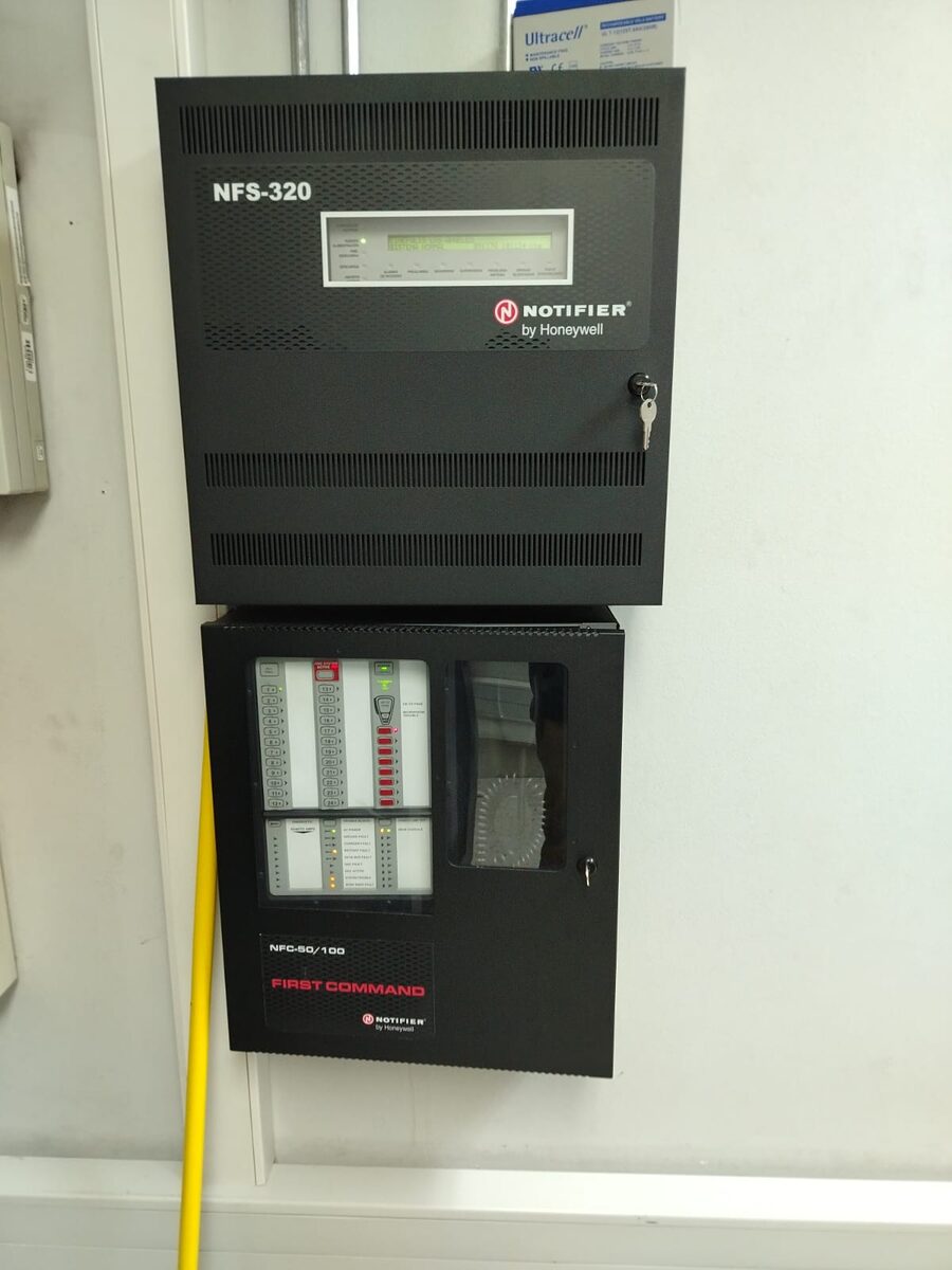 Panel Notifier sistema detección incendio certificado NFPA Chile